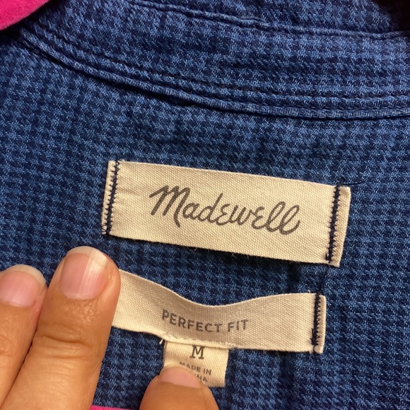 Madewell blue button up - Picture 2 of 7